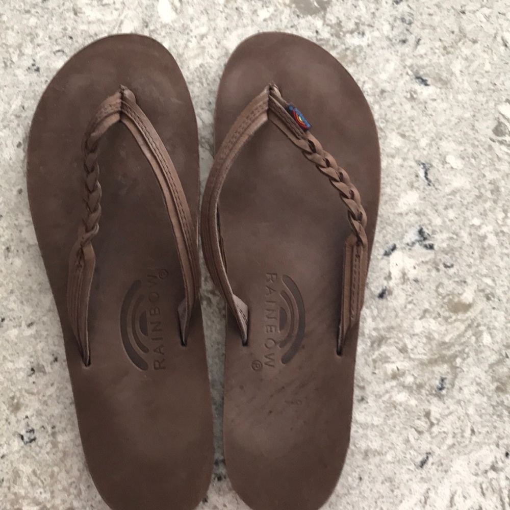 Rainbow FlipFlops Sz 9.5-10.5